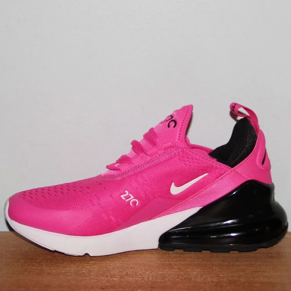 Nike Air Max 270 GS Youth 6.5Y Womens 8 Laser Fuchsia Black